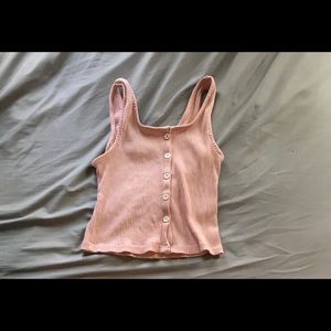 pink crop top